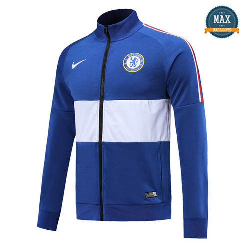 Veste Chelsea 2019/20 Bleu/Blanc Col Haut