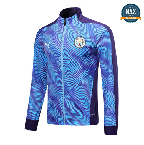 Veste Manchester City 2019/20 Violet/Bleu