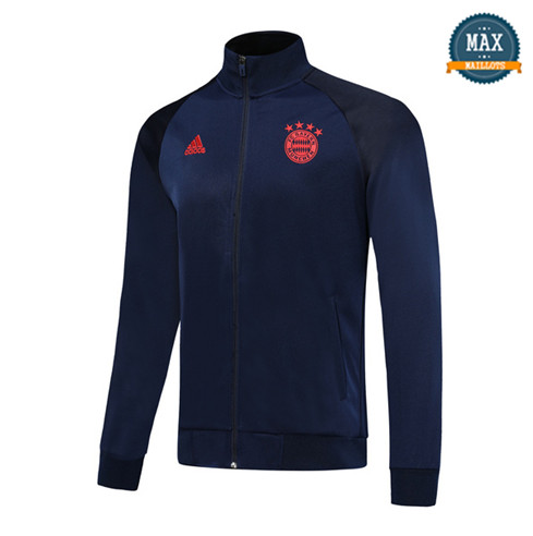 Veste Bayern Munich 2019/20 Bleu Marine/Rouge
