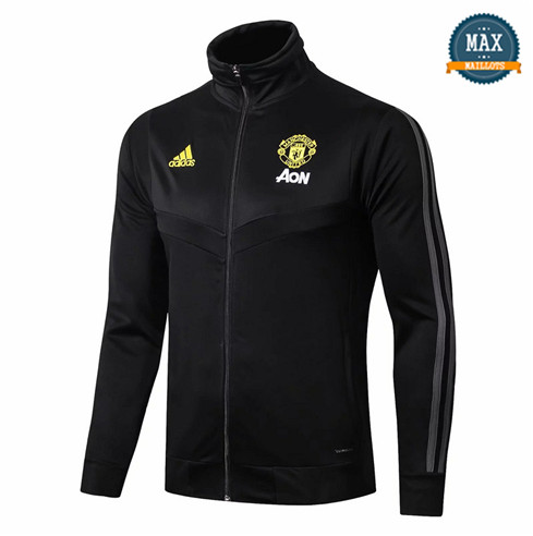 Veste Manchester United 2019/20 Noir Col Haut