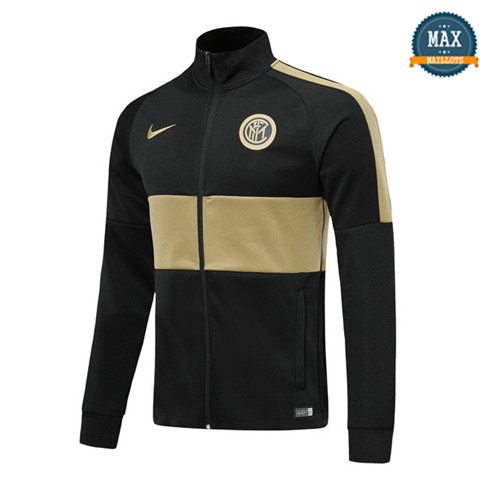 Veste Inter Milan 2019/20 Noir/Kaki Col Haut