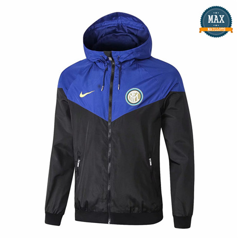 Coupe vent à Capuche Inter Milan 2019/20 Noir/Bleu