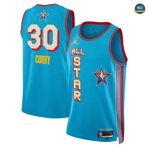 Max Maillots Stephen Curry - 2025/26 All-Star Bleu clair