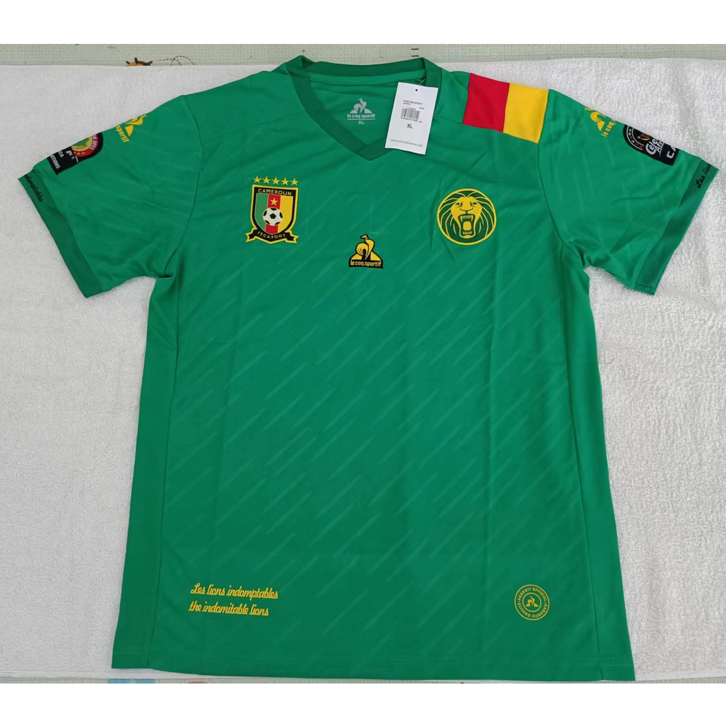 max maillots produits à prix réduits 230203 Cameroun Taille XL Vert