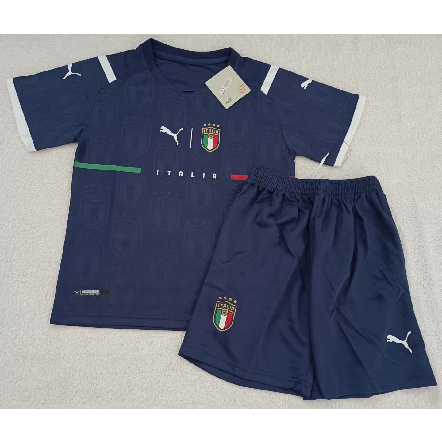 max maillots produits à prix réduits 2302132 Enfant Italie Taille 22 Bleu