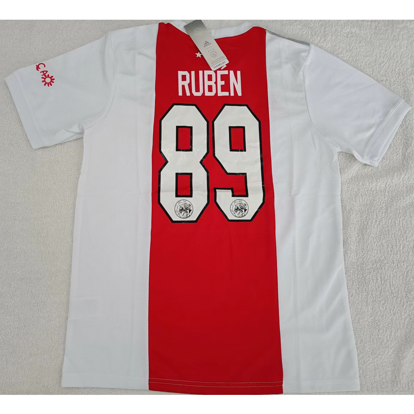 max maillots produits à prix réduits 230258 Ajax RUBEN 89 Taille M Blanc