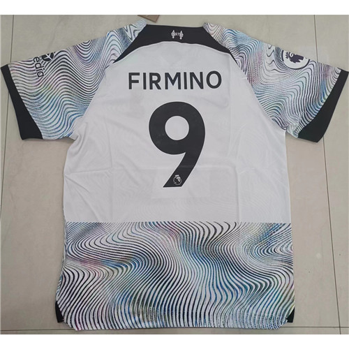 240208 Max Maillots Liverpool FIRMINO 9 Blanc Taille:XL