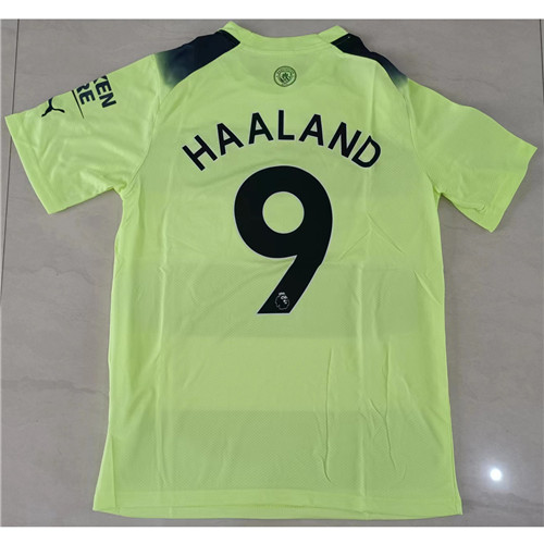 240229 Max Maillots Manchester City HAALAND 9 vert Taille:S