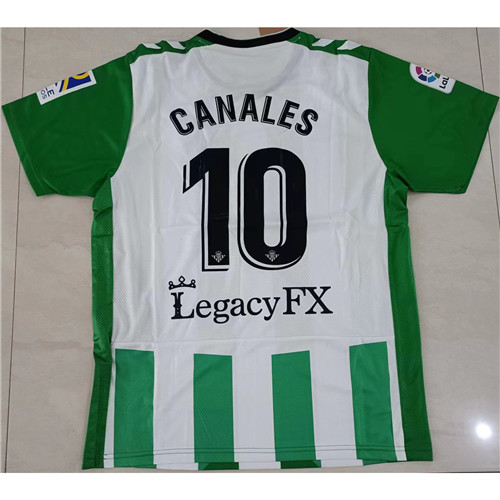 240254 Max Maillots Real Betis CANALES 10 vert Taille:M