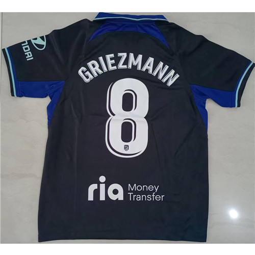 240255 Max Maillots Atletico Madrid GRIEZMANN 8 bleu Taille:S