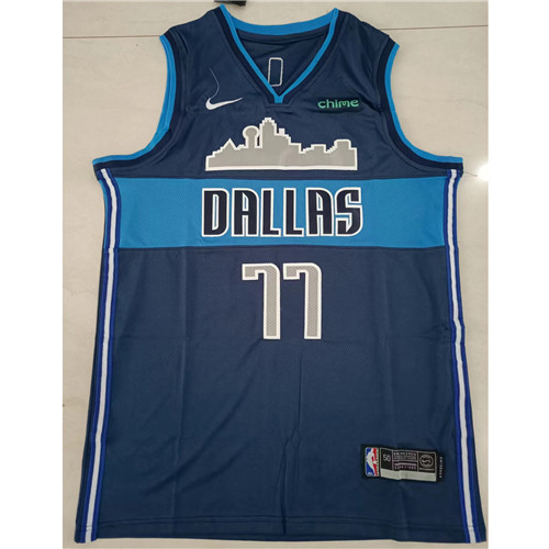 240273 Max Maillots NBA Mavericks Dallas DONCIC 77 bleu Taille:50