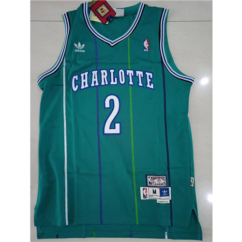 240276 Max Maillots NBA Charlotte Hornets JOHNSON 2 vert Taille:M
