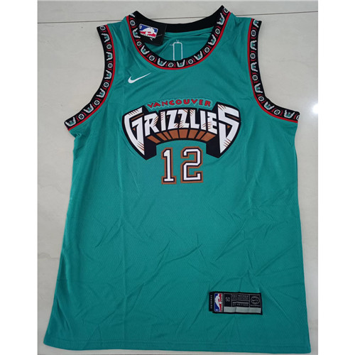 240277 Max Maillots NBA Memphis Grizzlies MORANT 12 vert Taille:50
