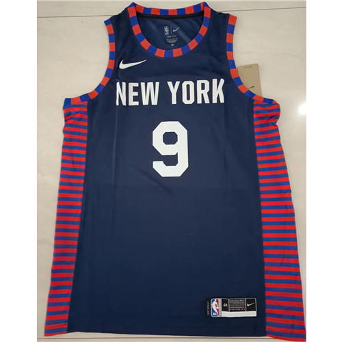 240281 Max Maillots NBA New York Knicks BARAETT 9 bleu Taille:48