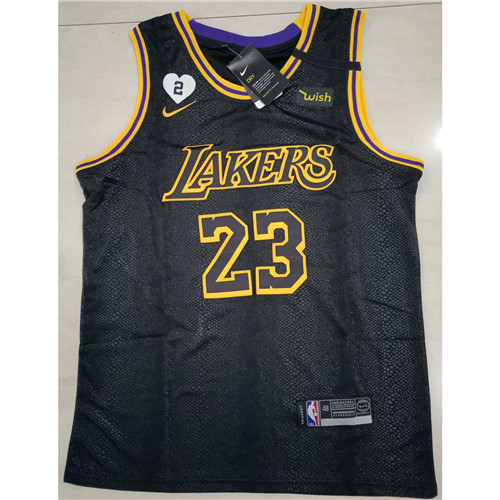 240288 Max Maillots NBA Los Angeles Lakers JAMES 23 noir Taille:48