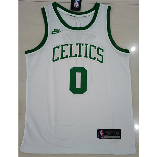 240291 Max Maillots NBA Boston Celtics TATUM 0 Blanc Taille:48