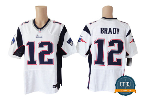 Tom Brady, New England Patriots - White