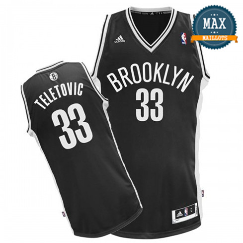 Mirza Teletovic, Brooklyn Nets - noir