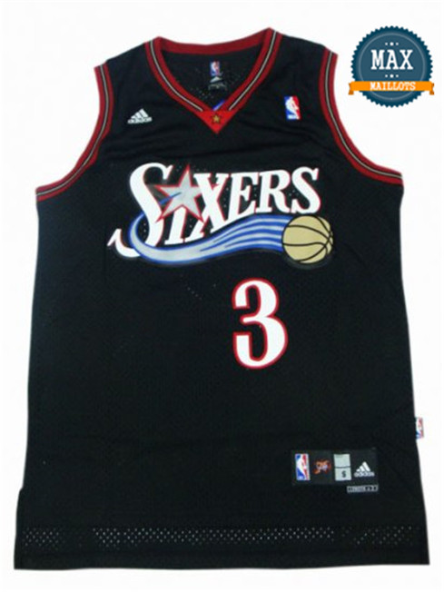 Allen Iverson, Philadelphia 76ers [noir]