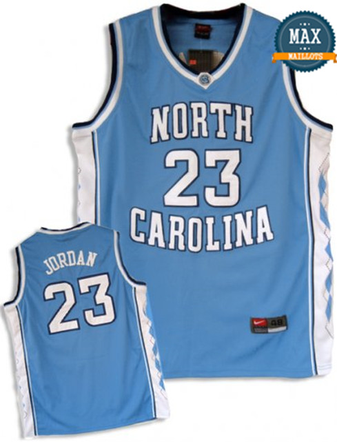 Michael Jordan, North Carolina [bleu]