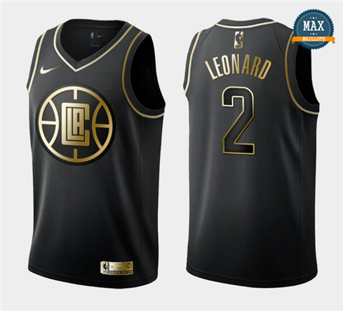 Kawhi Leonard, Los Angeles Clippers - Black/Gold