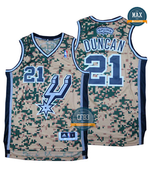 Tim Duncan, San Antonio Spurs - Camo