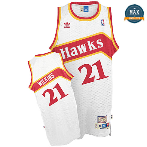 Dominique Wilkins, Atlanta Hawks [blanc]