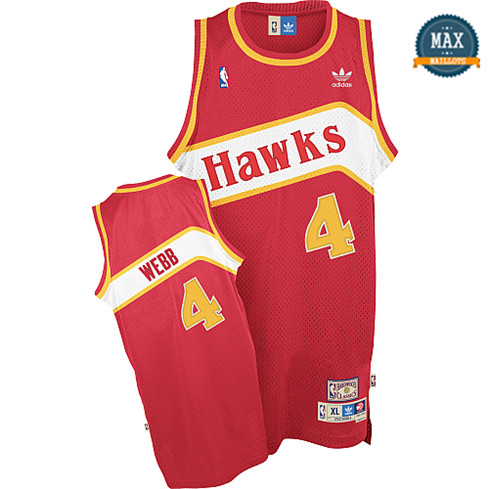 Spud Webb, Atlanta Hawks [Rouge]