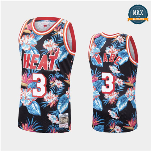 Dwyane Wade, Miami Heat - Mitchell & Ness Floral Pack