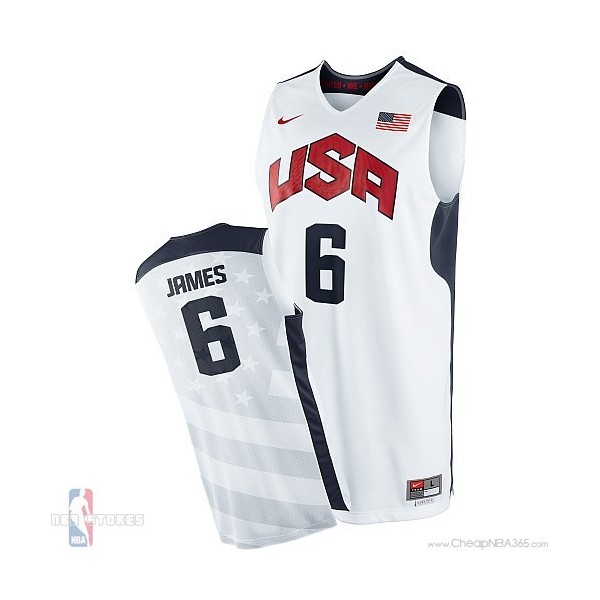 LeBron James,sélection USA 2012 [Blanc]