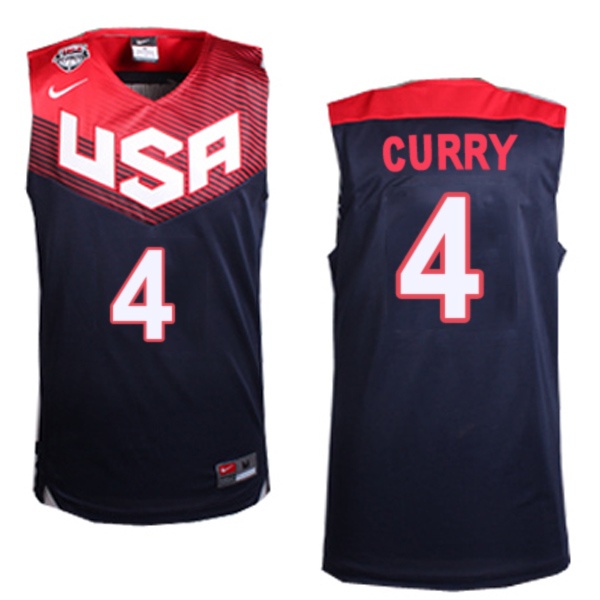 Stephen Curry, USA 2014 - Bleu