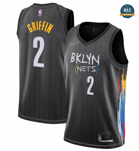 Maxmaillots Blake Griffin, Brooklyn Nets 2020/21 - City Edition