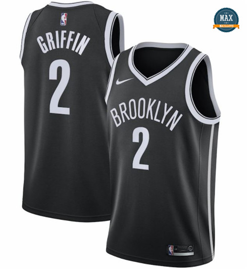 Maxmaillots Blake Griffin, Brooklyn Nets 2020/21 - Noir