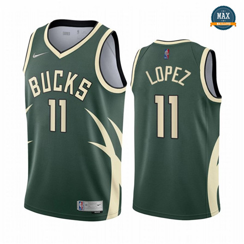 Maxmaillots Brook Lopez, Milwaukee Bucks 2020/21 - Earned