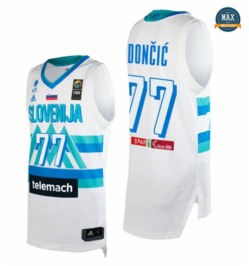 Maxmaillots Luka Doncic, Eslovenia 2021 JJOO - Blanc