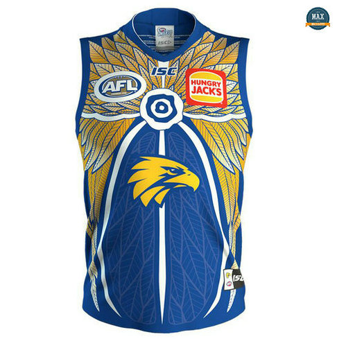 Max Maillot Rugby AFL West Coast Eagles édition souvenir 2019/20