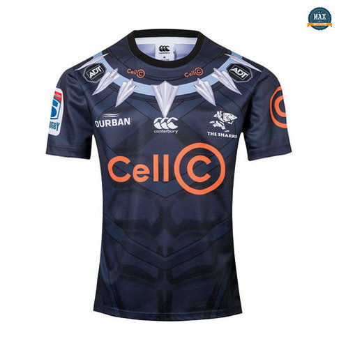 Max Maillot Rugby Black Sharks Édition de héros 2019/20