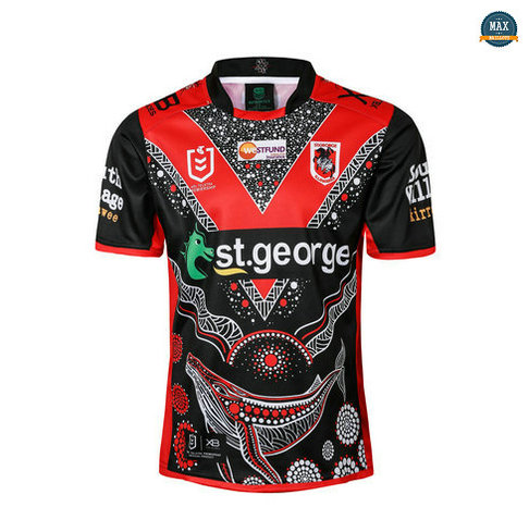 Max Maillot Rugby St George Illawarra Dragons Édition de héros 2019/20