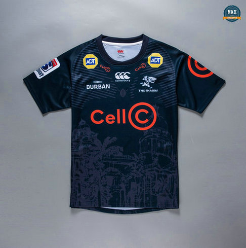 Max Maillot Rugby Black Sharks Domicile 2019/20