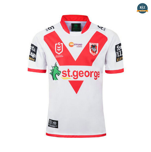 Max Maillot Rugby St George Illawarra Dragons Domicile 2019/20