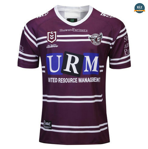 Max Maillot Rugby Manly Warringah Sea Eagles Domicile 2019/20