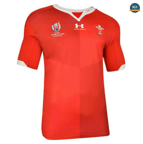 Max Maillot Rugby Pays de GAlles Domicile Coupe du monde 2019/20