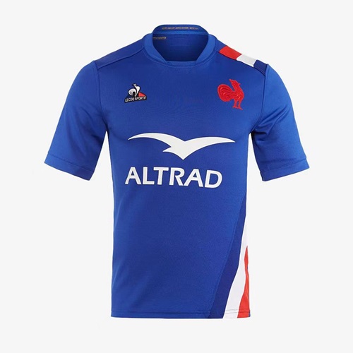 Max Maillot Rugby France Domicile 2021/22 Bleu