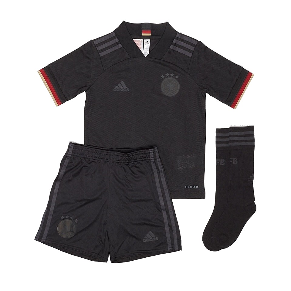 Max Maillots Allemagne Exterieur Noir 2020 Enfant