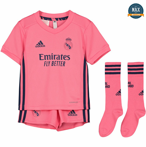 Max Maillots Real Madrid Enfant Exterieur 2020/21 Orange pas cher