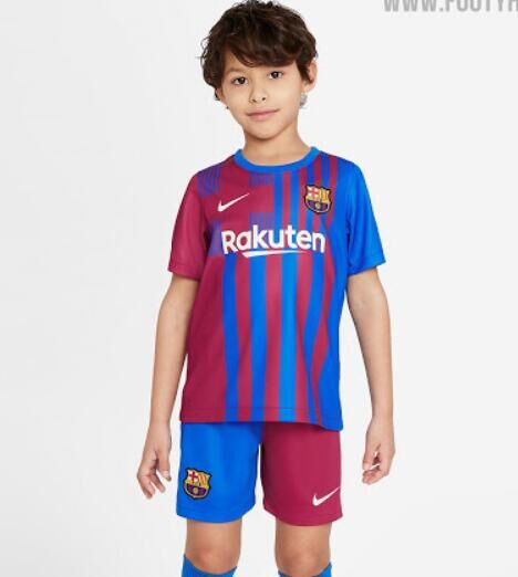 Max Maillots Barcelone Enfant Domicile 2021/22