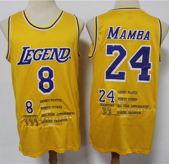 Max maillot Kobe Bryant 8+24 , Los Angeles Lakers - Icon Tribute