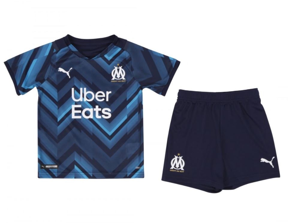 Maillot Marseille Enfant Exterieur 2021/22 Bleu