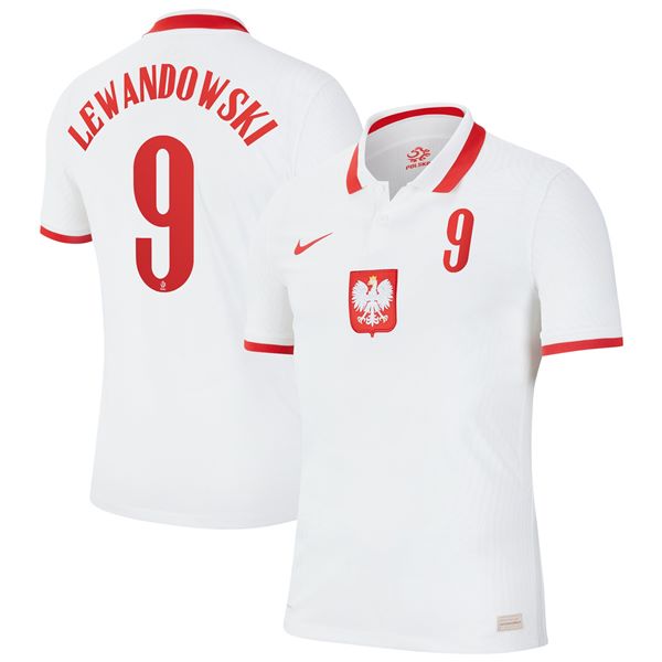 Max Maillots Pologne Domicile 2020/21 lewandowski